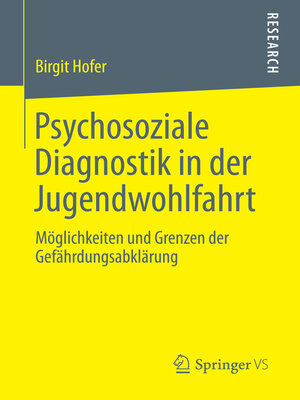 cover image of Psychosoziale Diagnostik in der Jugendwohlfahrt